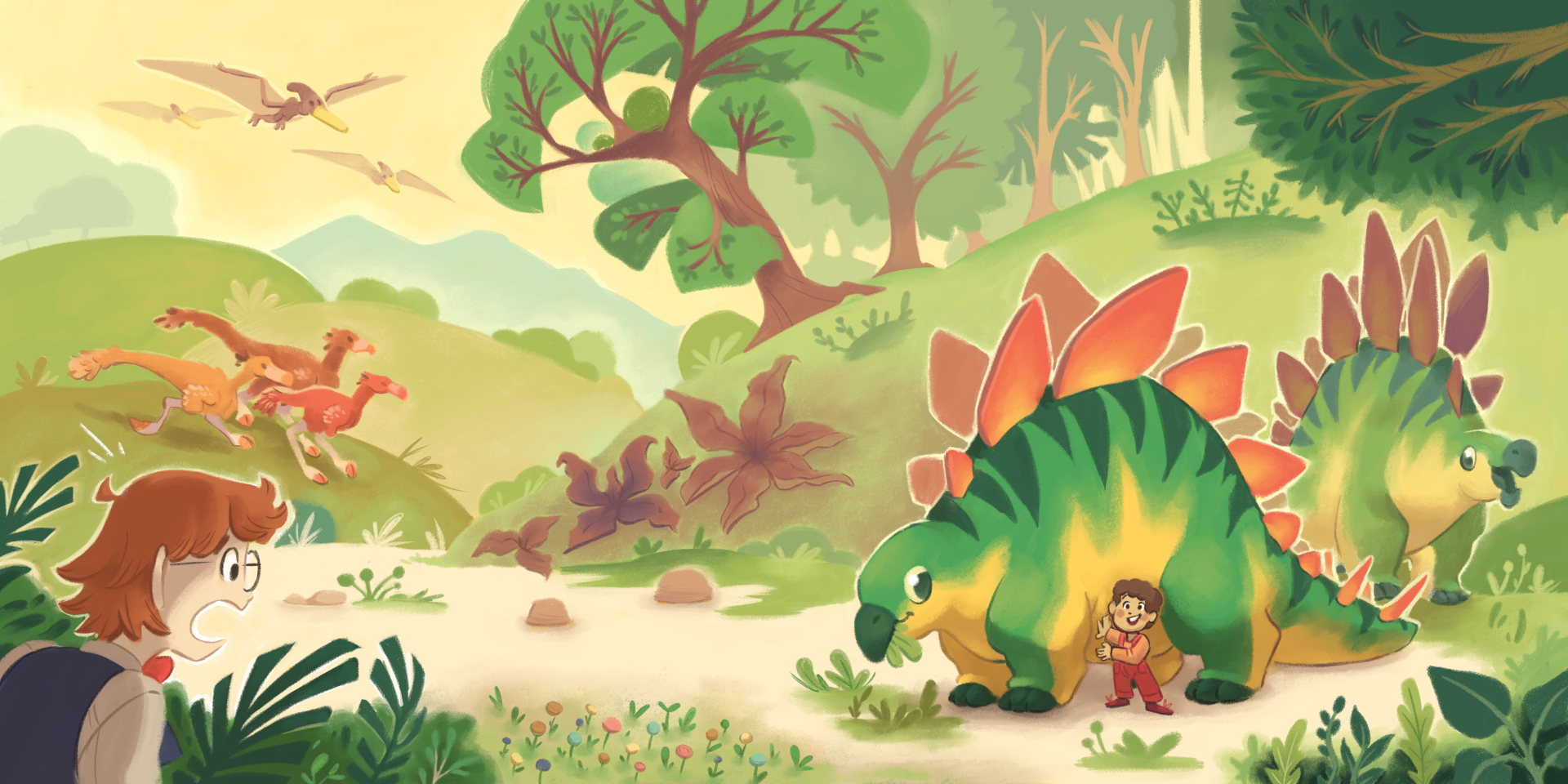 Dinosaures - illustration