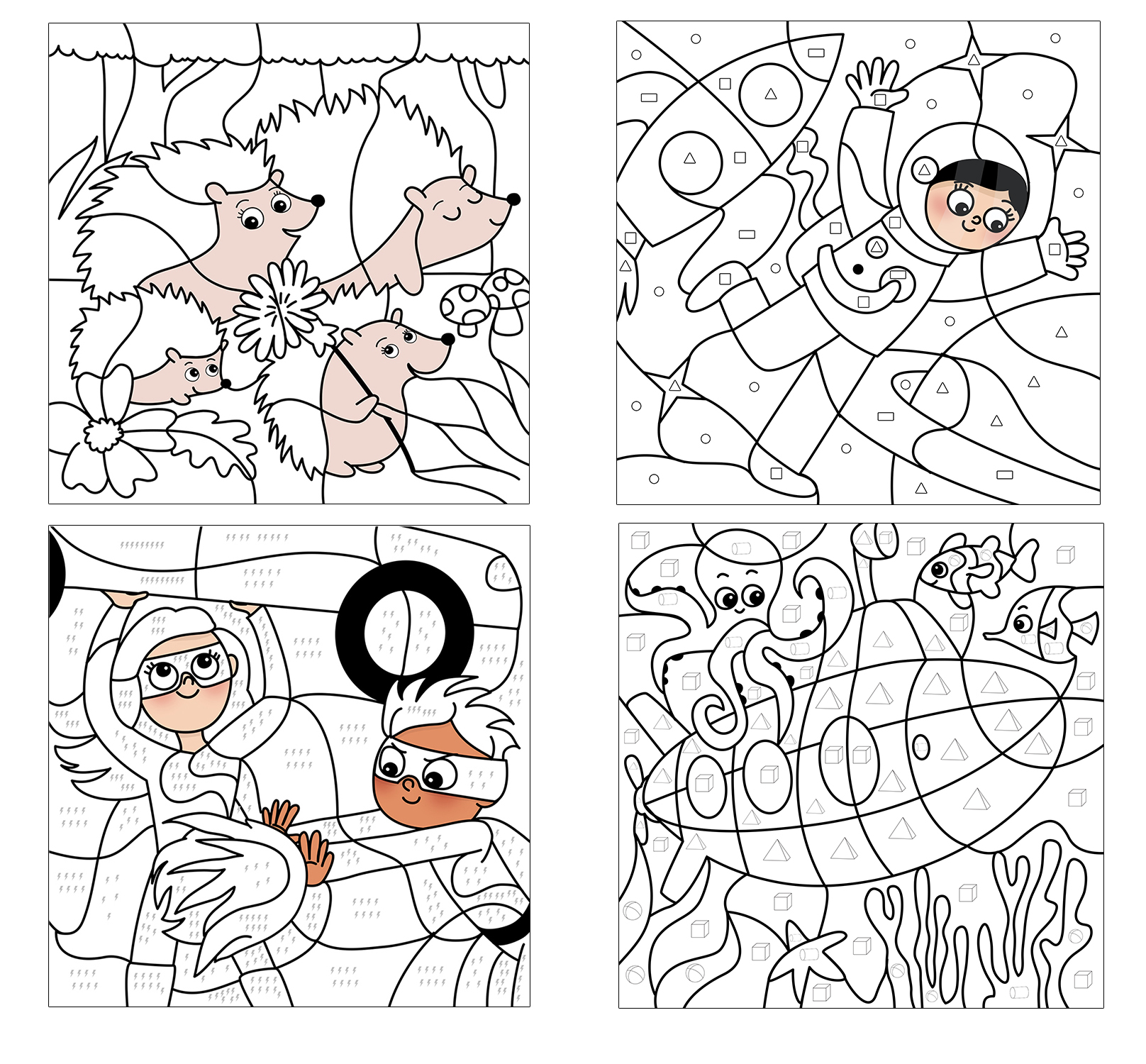 Coloriages malins et jeux Grande Section - Nathan