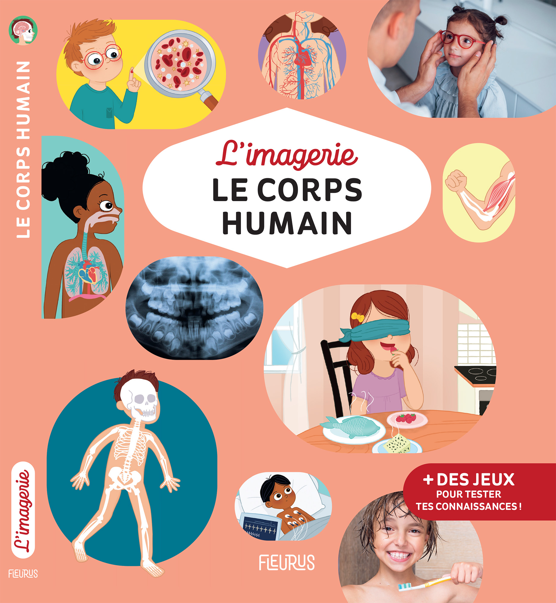 L'imagerie - Le corps humain - Couverture - Fleurus Éditions