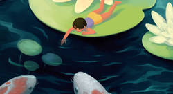 Contemplation - Marie-Anne Dupont-illustrateur