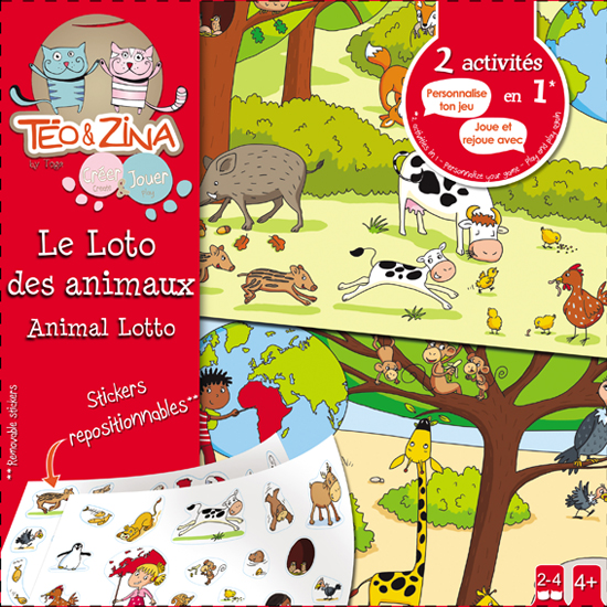 Loto des animaux - Editions Toga