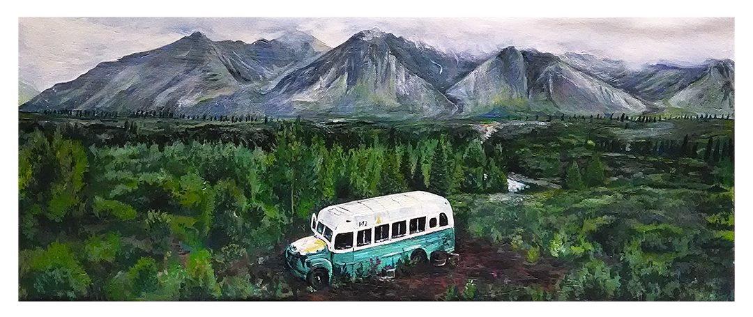 "Into the wild " Sean Penn (Acrylique)