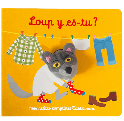 Casterman / puppet book / Loup y es-tu ? / Wolf, are you here ?