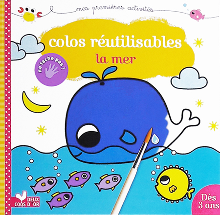 Deux coqs d'or / colos magiques "la mer" / magic coloring book "the sea"