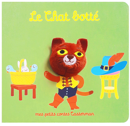 Casterman / puppet book / Puss in boots / Le chat botté