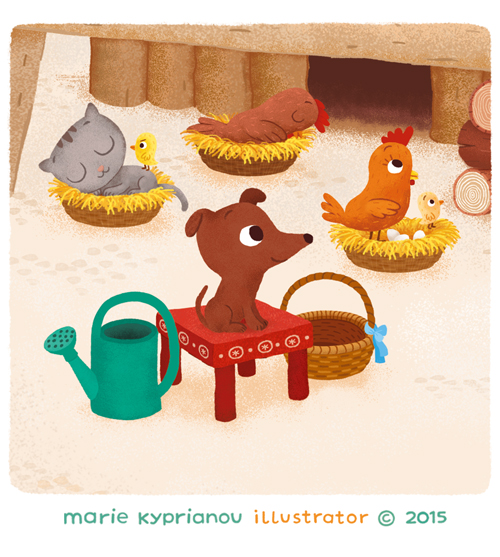 Casterman / la basse-cour / farmyard animals