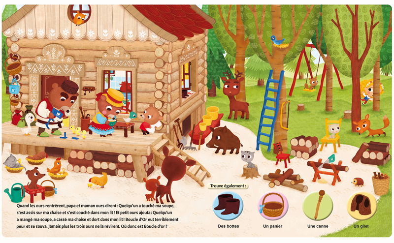 les trois ours de retour / the three bears returned home