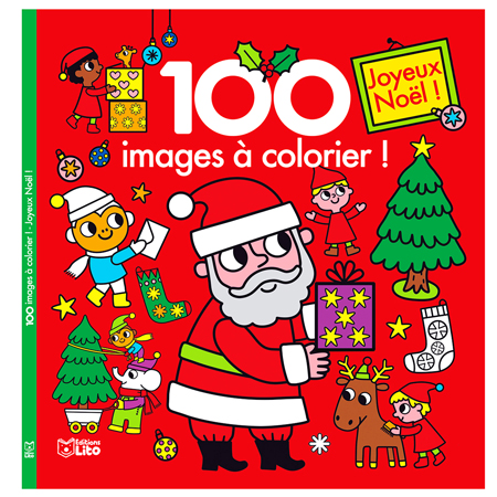 Lito / Christmas coloring book / 100 images de Noël à colorier