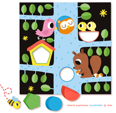 ma boîte à formes / my shape sorter