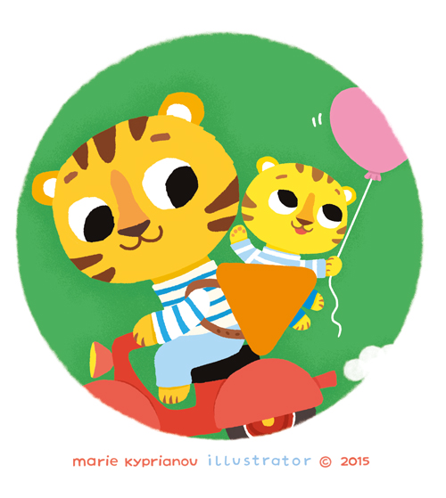 Nathan Jeux / papa tigre et son fils /  Tiger dad and his son