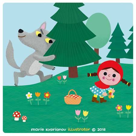Casterman / Le petit chaperon rouge / The red riding hood