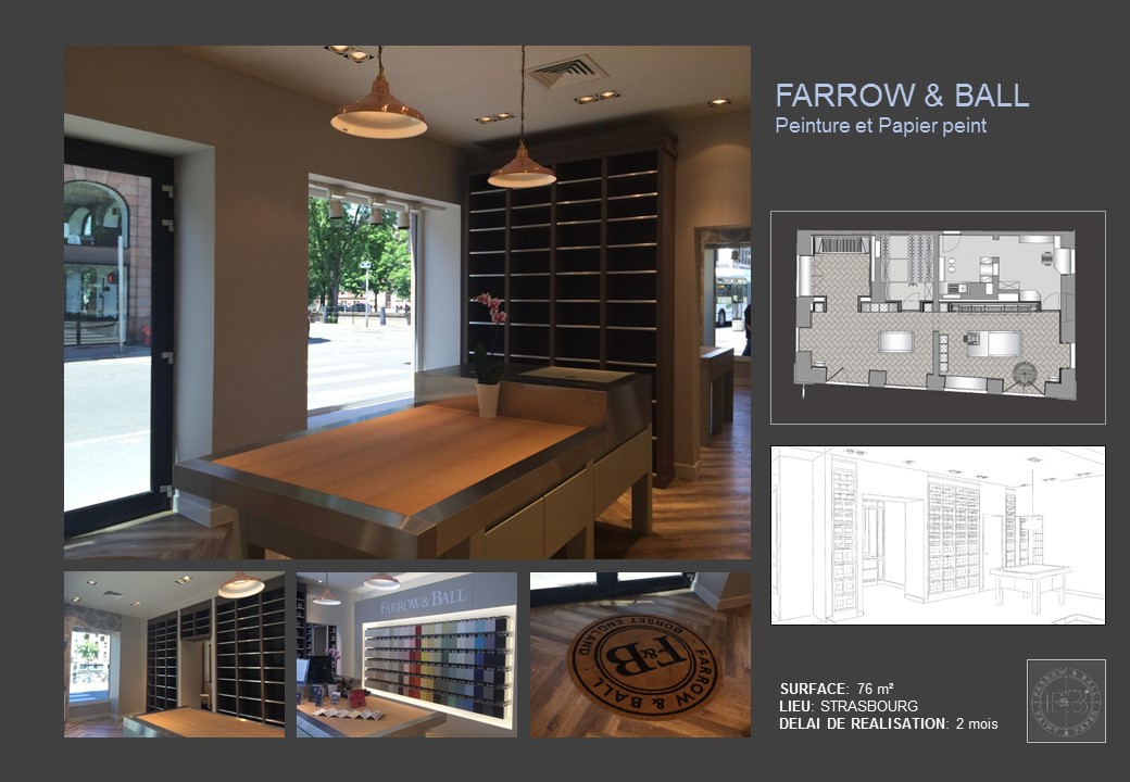 Show room Farrow & Ball à Strasbourg