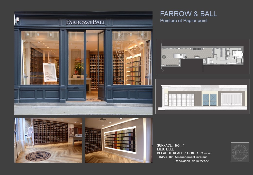 Show room Farrow & Ball à LILLE