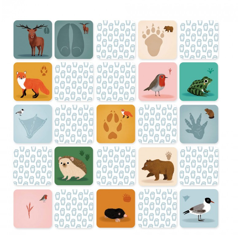 memory-empreintes-animaux-2.jpg - marie paruit - illustrateurs/rices-jeunesse