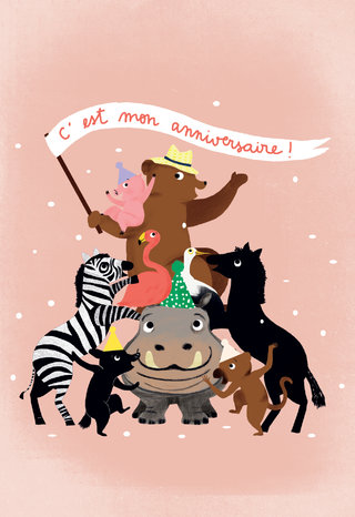 carte-anniv Pirouette cacahouete