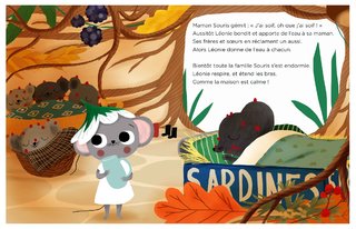 Léonie la souris est timide. textes C Clément, éditions LAROUSSE