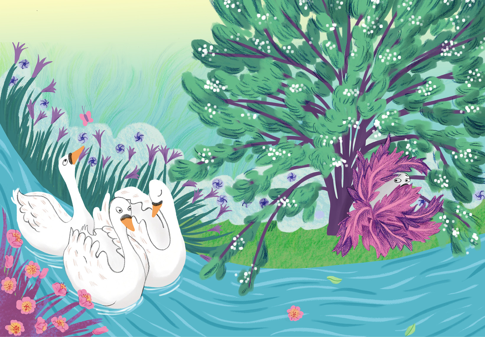 Vilain petit canard / Ugly duckling - marii brédard - illustrateurs/rices-jeunesse