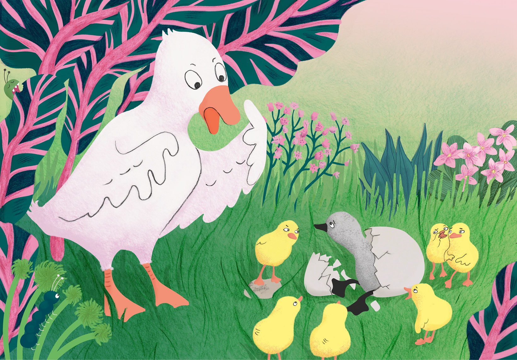 Vilain petit canard / Ugly duckling - marii brédard - illustrateurs-jeunesse