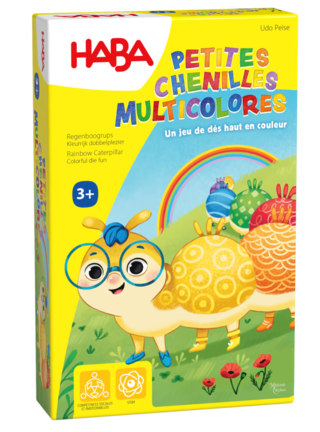 Petites Chenilles Multicolores - Jeu de société pour 3ans + - HABA