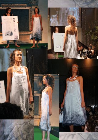 2ème lauréate au concours européen "La mode s'exprime, elle s'imprime" - juin 2006