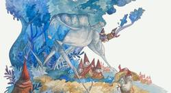 Illustration - Gnome farceur - Luis Marion-illustrateur