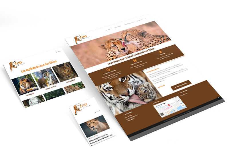 Site internet : zoo des félins