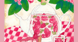 TEA STRAWBERRY - Mario REY-illustrateur