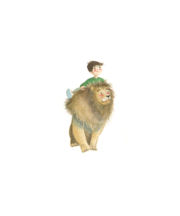 Illustration - Mon ami le lion