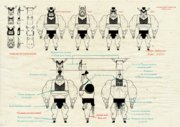 Model sheet sbires