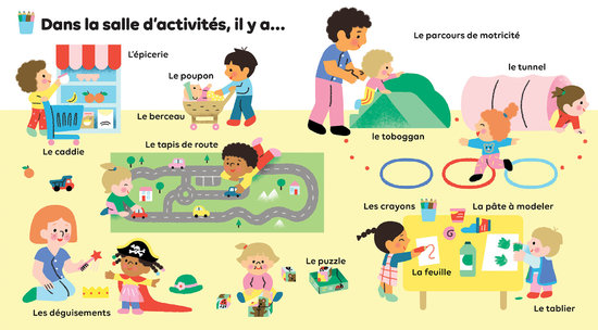 La crèche, collection Mes premières années pourquoi