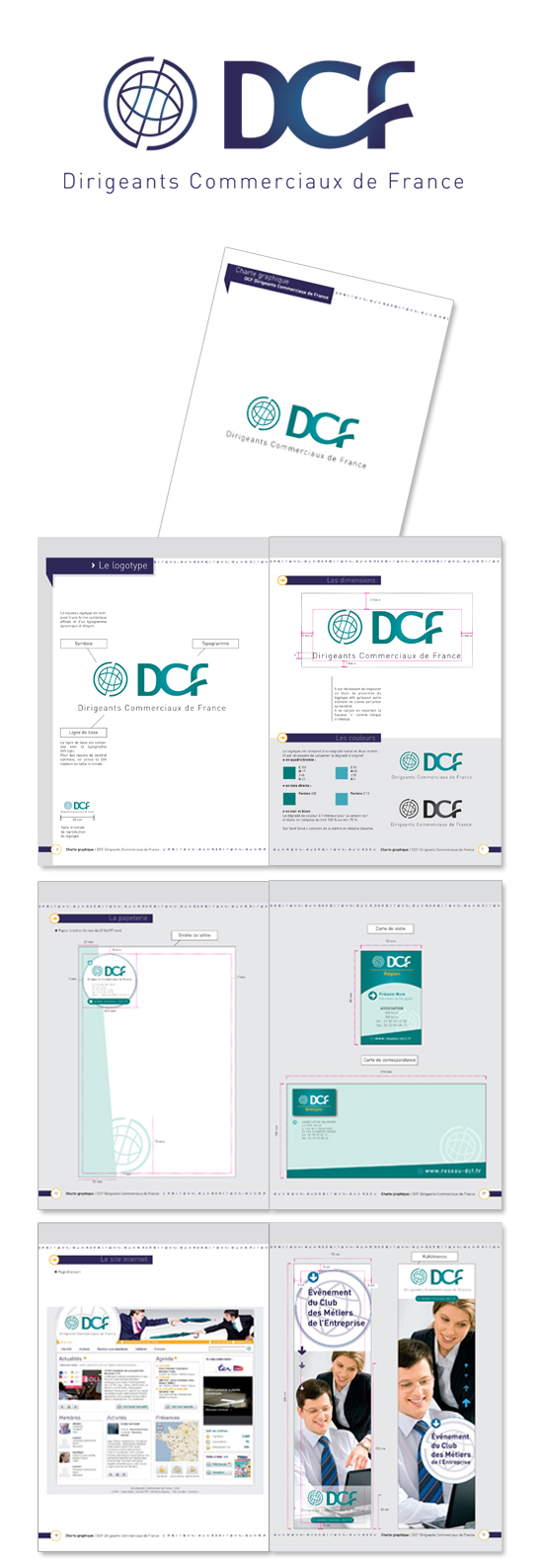 Logo et charte graphique "DCF"