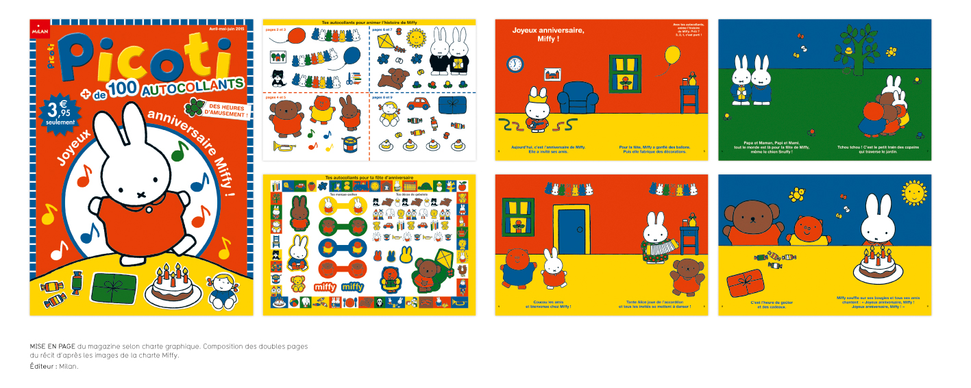 MIFFY STICKERS – MILAN PRESSE