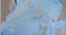 1706 Silhouette en bleu - Monique Manry-plasticien