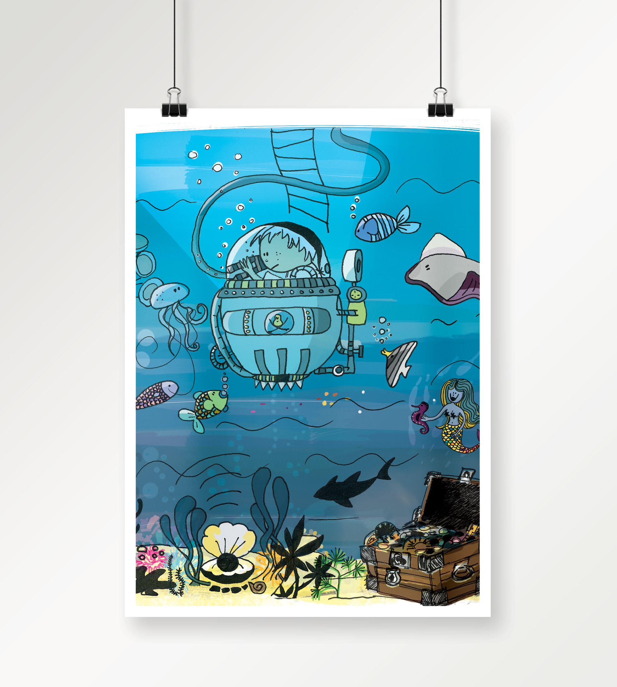 poster fonds marins