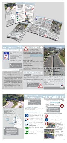 Flyer - Circulation sur l'A75 Lozère