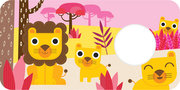 Lion . Livre marionnette