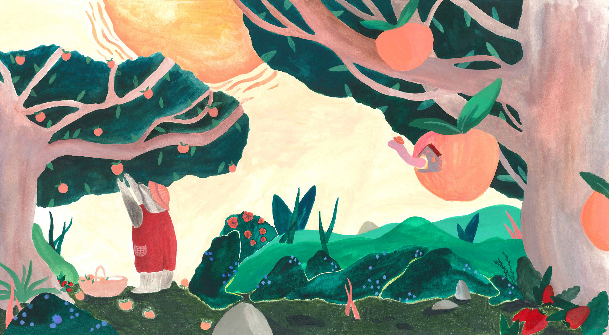 Le verger - ness eldë - illustrateurs-jeunesse