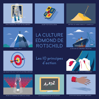 Illustration pour la revue financière Edmond de Rothschild