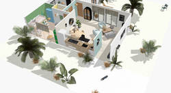 Étude d'aménagement : Vue du ciel 1 -  Netza Studio 3D-architecte