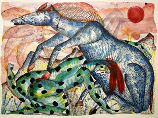 Encre de chine et aquarelle  30x40 cm / 2021