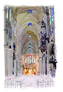 La nef de la Cathédrale de Chartres