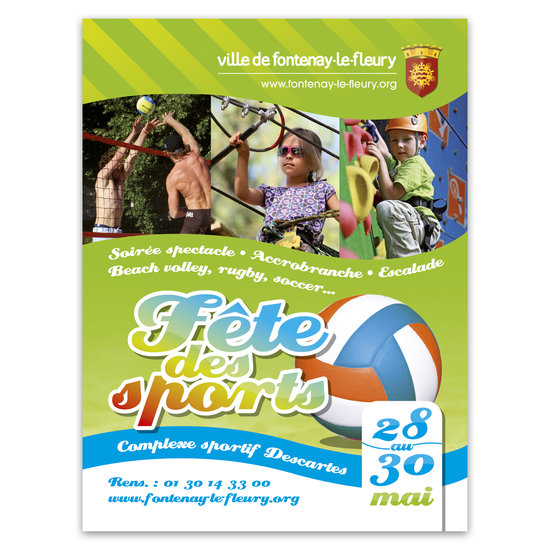 Affiche Fête des sports 2010