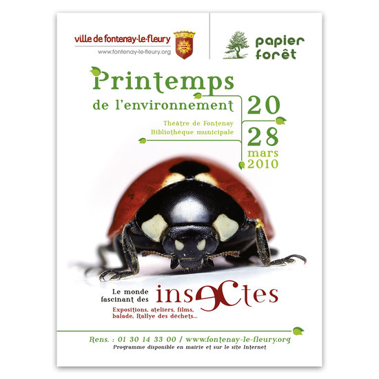 Affiche Printemps de l'environnement 2010