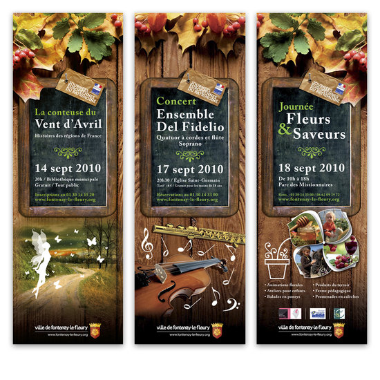 Affiches Journées du patrimoine 2010