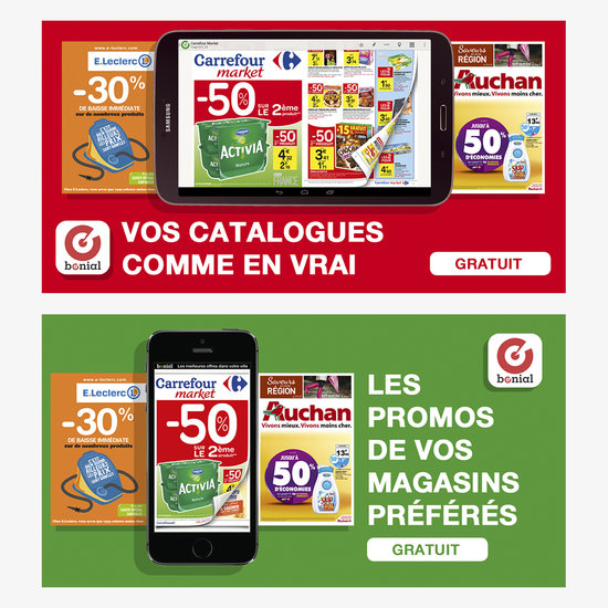 Bannières publicitaires Facebook