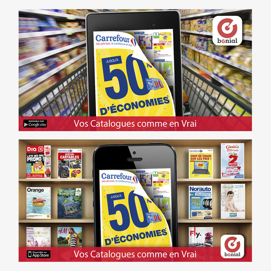Bannières promotionnelles Bonial