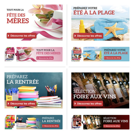 Bannières homepage Bonial.fr