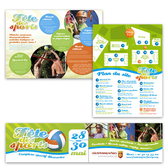 Programme et plan Fête des sports 2010