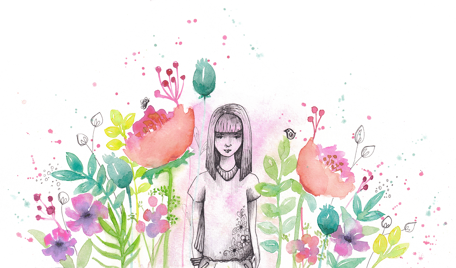 La jeune fille aux fleurs