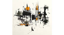 Série Turbulences, 8. Équilibre fragile... - Pascale Deleval-graphiste